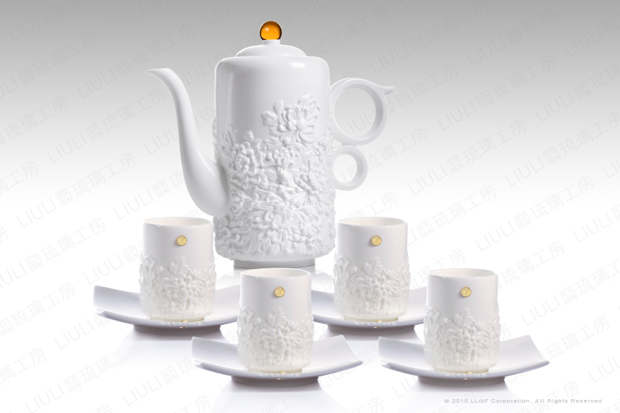 Seasonal Tastes — Elegant Chrysanthemum (tea set)